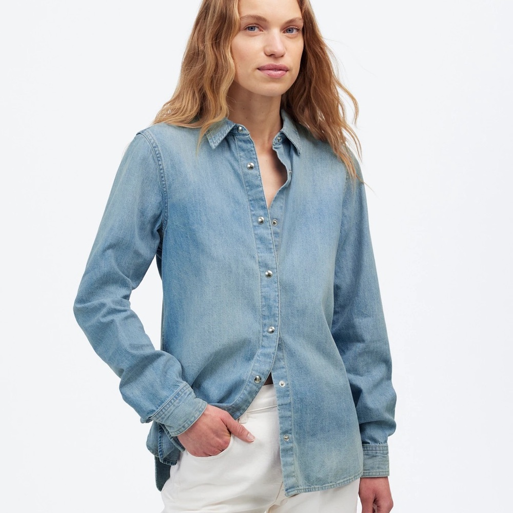 Madewell Light Blue Button Down Shirt